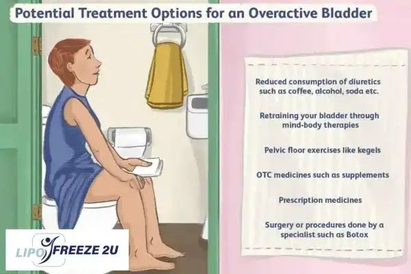 image of woman on toilet because of an overactive bladder Hanwell