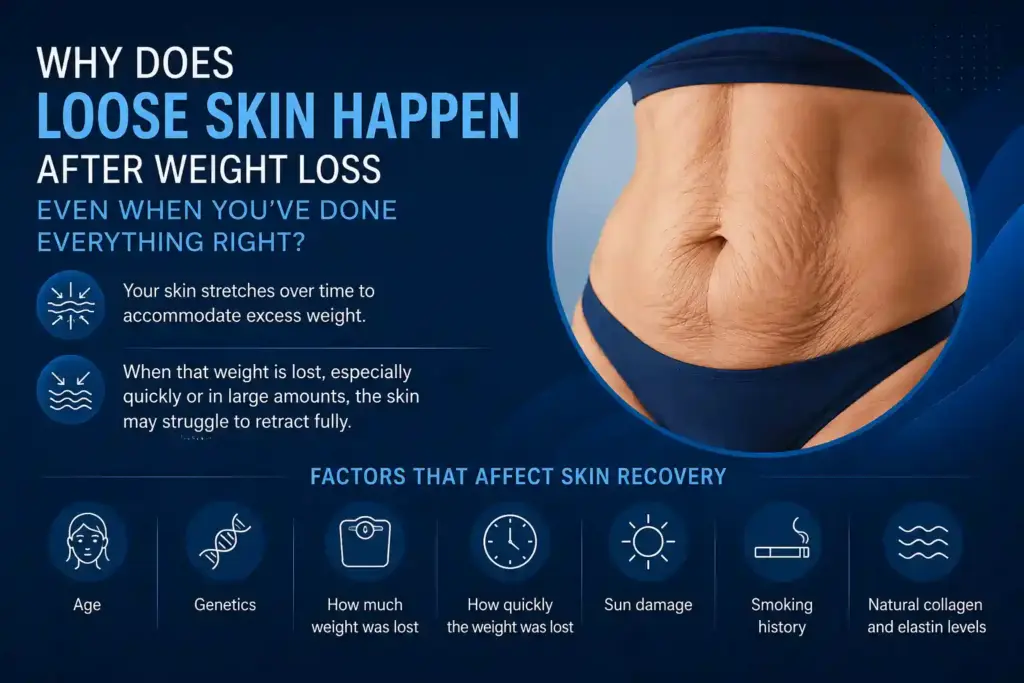 Why Does Loose Skin Happen After Weight Loss Even When You’ve Done Everything Right Hanwell?